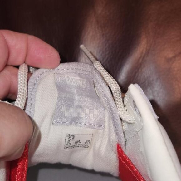 Vans Old Skool skate sneakers color marshmallow size Mens 5.5 - Picture 8 of 8